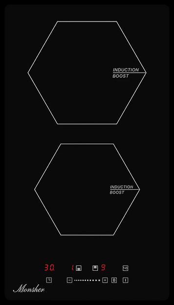 Встраиваемая индукционная варочная панель домино MONSHER Monsher MHI 3002 фото 2