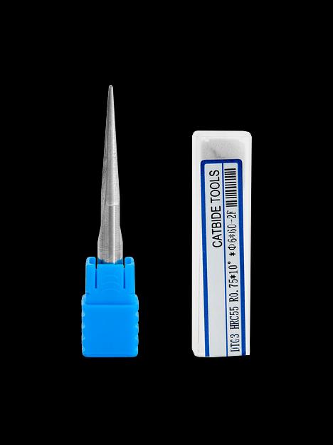 Гравер DELTATOOLS конический сферический 6✕60✕10гр✕R0,75 DTG3 фото 2