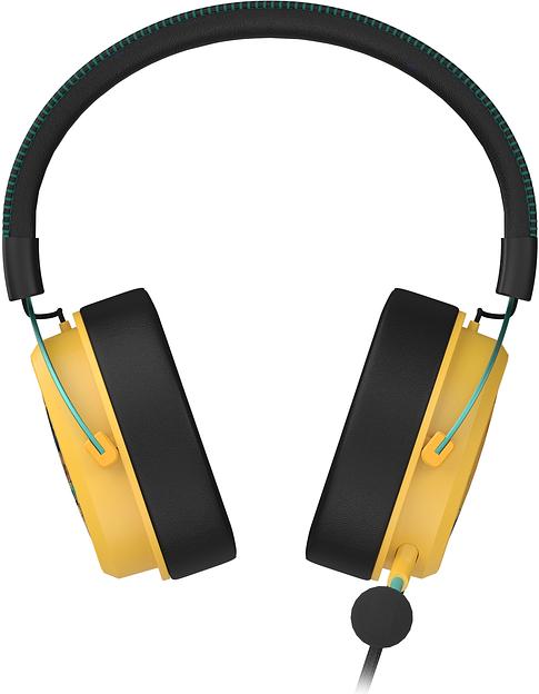 Наушники с микрофоном A4Tech Bloody M595 Renegade желтый/рисунок 2.3м мониторные USB оголовье (M595) фото 6