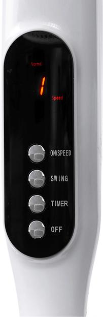 Вентилятор напольный Centek CT-5026 65Вт скоростей:4 ПДУ белый фото 4