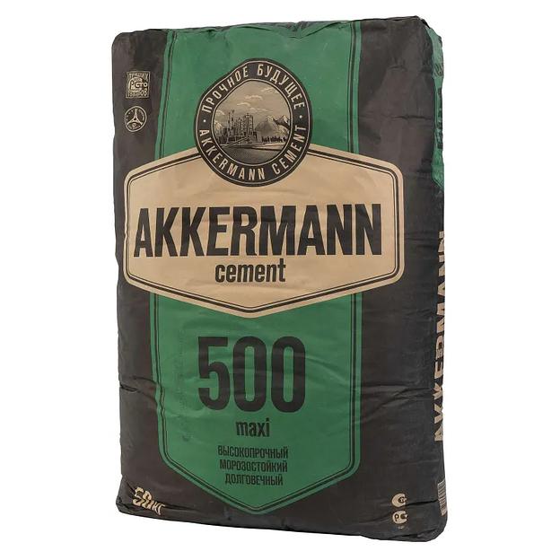 Цемент ЦЕМ II А-И 42,5Н (ПЦ-500 Д20) Akkermann макси 50кг фото 1
