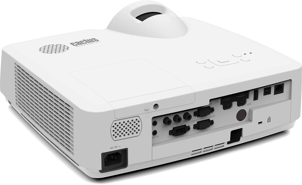 Проектор Cactus Bright CS-V1.WT 3LCD 4000Lm ANSI (1024x768) 30000:1 ресурс лампы:10000часов 1xUSB typeA 1xUSB typeB 2xHDMI 4кг фото 3