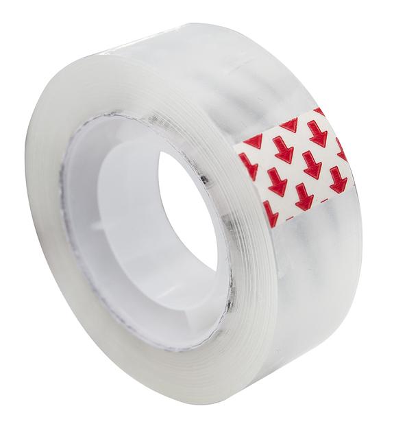 Клейкая лента канцелярская Silwerhof 481059 прозрачная шир.19мм дл.33м 35мкр полипропилен спайка фото 1