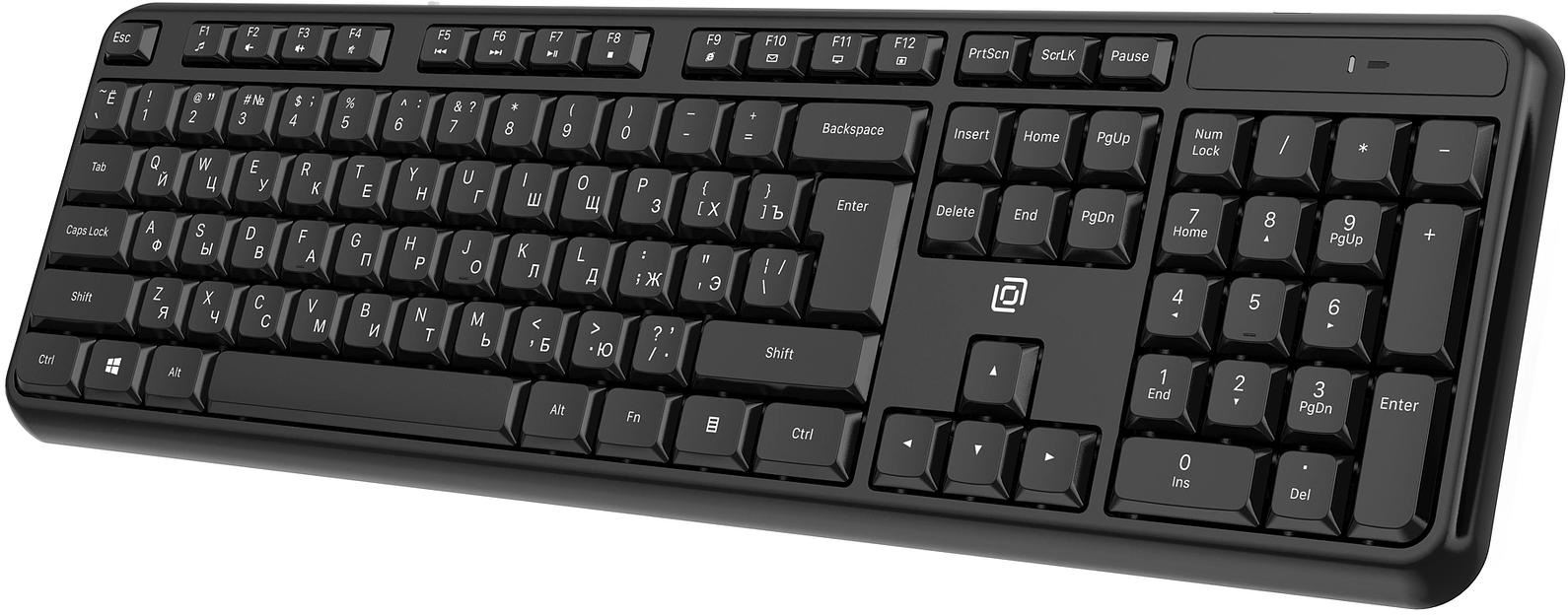 Клавиатура Оклик K888W черный USB беспроводная Multimedia (2066181) фото 3