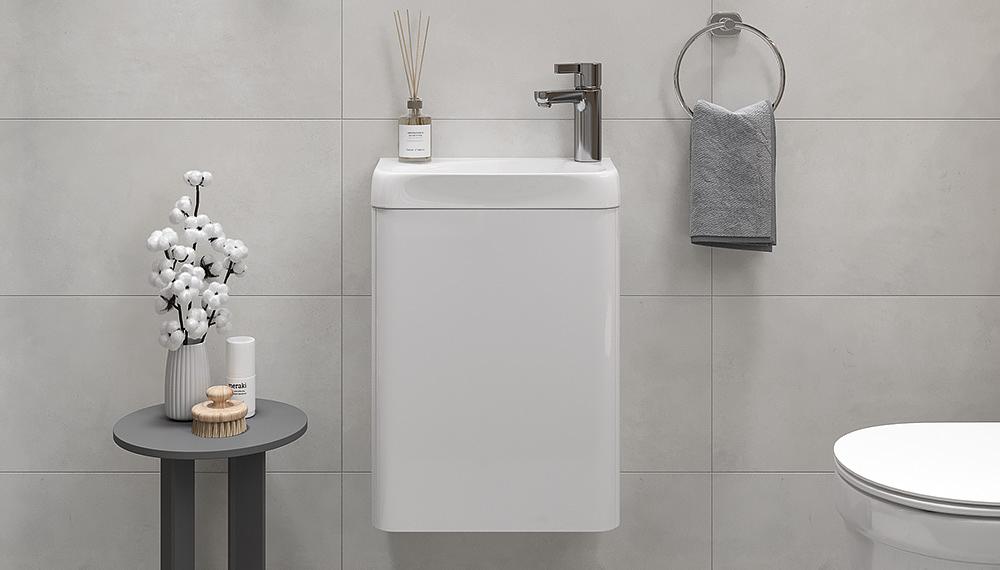 Тумба подвесная «BIO» белая ОПТ  фото 5