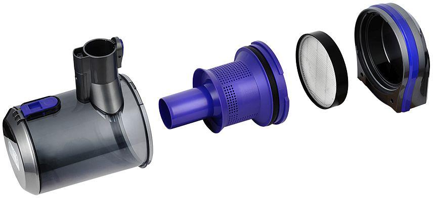 Пылесос ручной Kitfort КТ-5103 синий фото 4