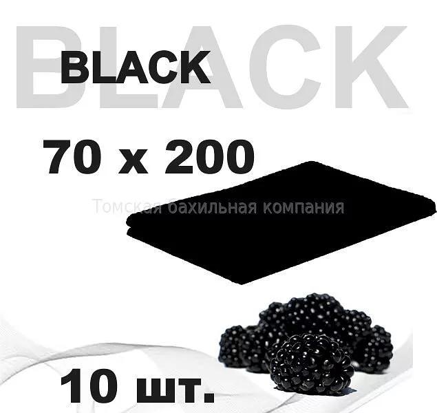Одноразовые медицинские простыни SMS Standart чёрные 70×200 пачка, 10 штук опт фото 1