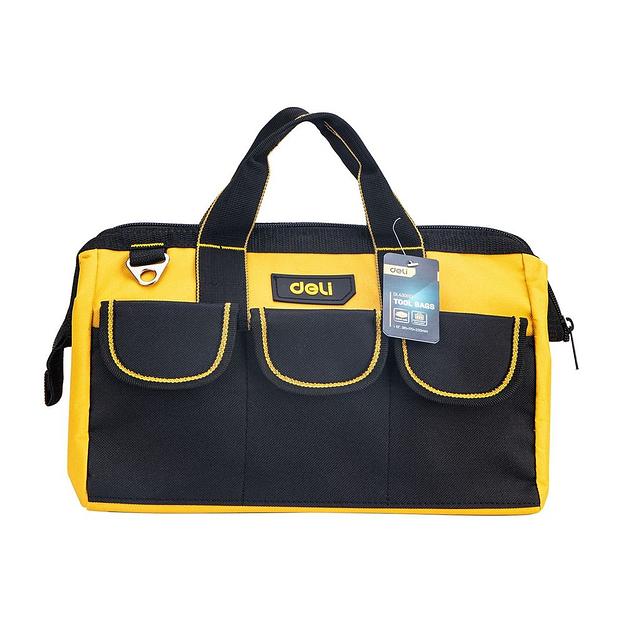 Сумка для инструментов Deli DL430013 310 x 170 x 220мм, 5 карманов, плечевой ремень, ткань Оксфорд (017223) фото 1