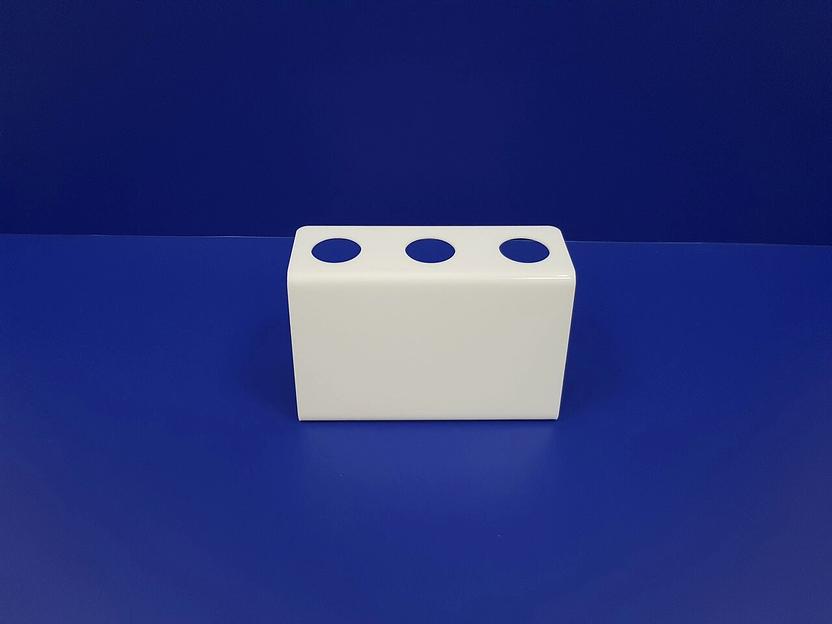 Подставка для трех рожков мороженого.(белая) фото 2