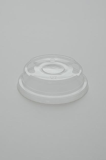 Крышка плоская  ПЛЮС ПЭТ с/о прозрачная опт  фото 1