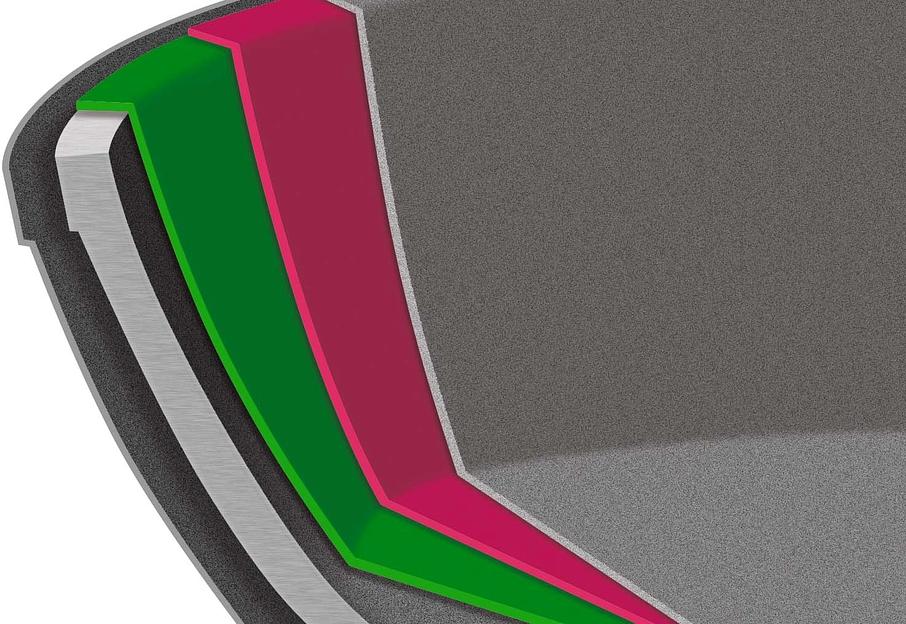 Сковорода Rondell Royal Blue RDA-1544 круглая 24см покрытие: Eclipse ручка несъемная (без крышки) синий фото 6