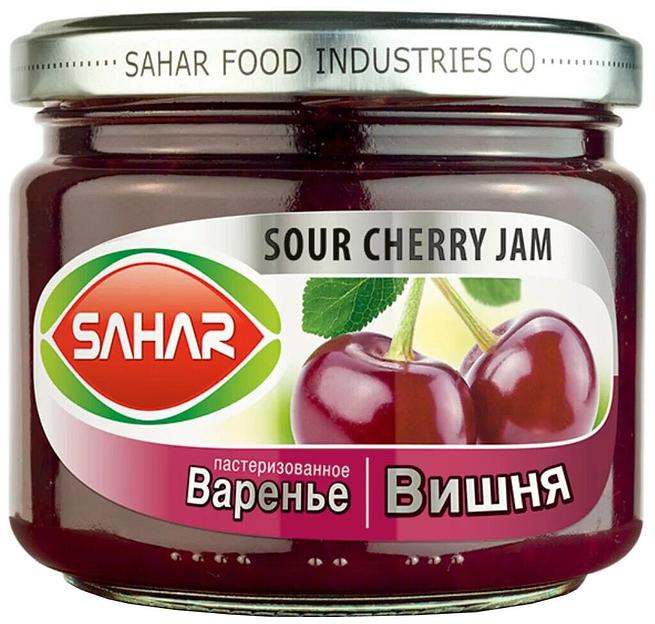 Варенье из вишни Sahar food 390 г ОПТ фото 1