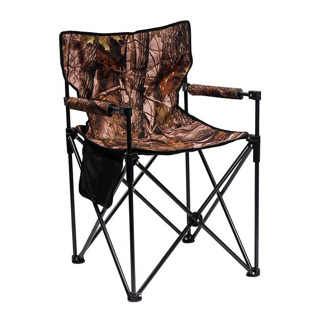 Кресло складное туристическое с подлокотниками камуфляж STK-2000 фото 1