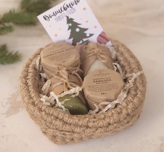 Подарочный набор натуральных паст/урбеча № 15 ОПТ фото 1