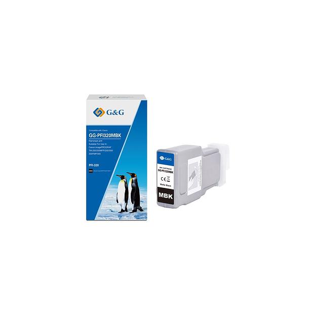 Картридж G&G GG-PFI320MBK, PFI-320MBK, черный матовый / GG-PFI320MBK фото 1