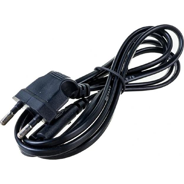 Rexant (11-1104) Шнур сетевой, вилка угловая СЕЕ 7/16 - разъем IEC 320 C7, кабель 2x0,75 мм?, длина 1,5 метра (PVC пакет) фото 1