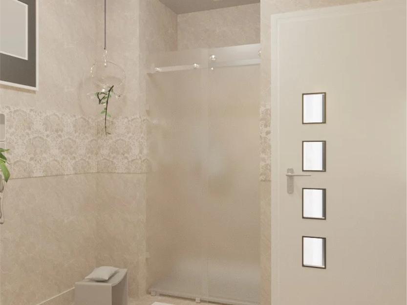 Душевое ограждение прямоугольное одностенное КазСтекло КС-120К матовое белое фото 1