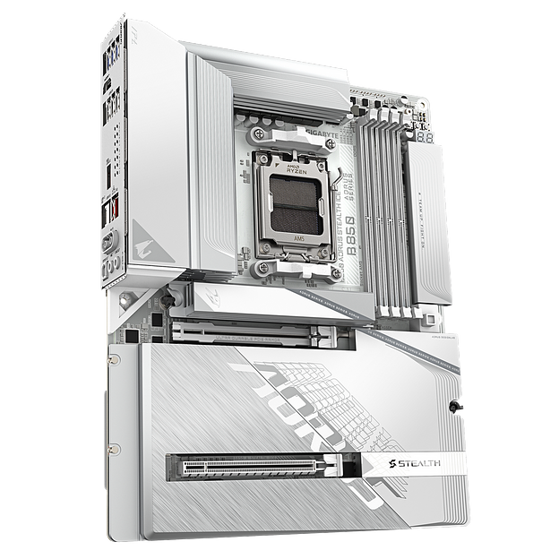 Материнская плата Gigabyte B850 AORUS STEALTH ICE, RTL фото 4