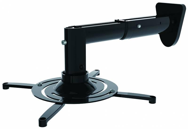 Кронштейн для проектора Cactus CS-VM-PR05B-BK черный макс.10кг настенный и потолочный поворот и наклон фото 1