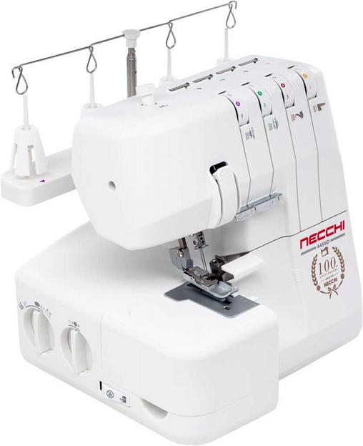Оверлок Necchi 4455D белый фото 2