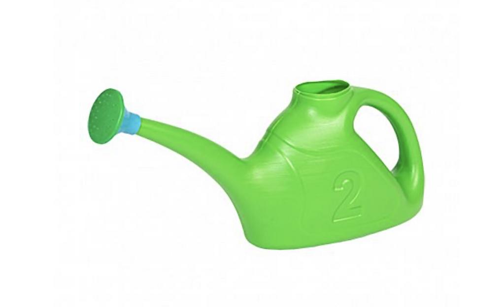 Лейка с рассеивателем 2 л цвет зелёный, опт фото 1