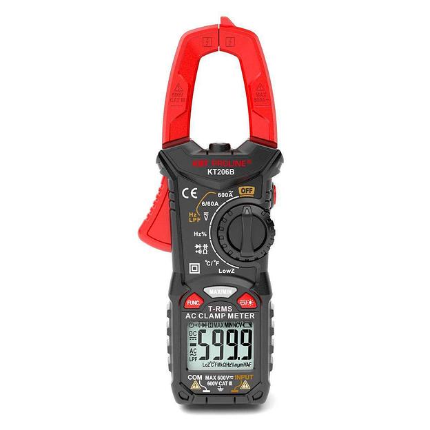 Токовые клещи цифровые KT 206B серия PROLINE фото 2