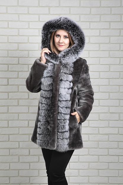 Куртка женская из овчины 1103 Фабрика меха Вятки фото 1