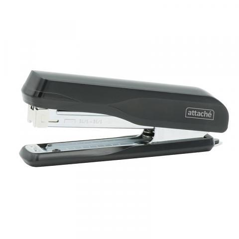Степлер №24/6, 26/6 до 30л., черный, Attache MSBK2430 фото 1