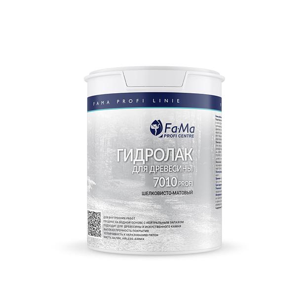 Гидролак шелковисто-матовый для внутренних работ 7010 FaMa 0,9 л ОПТ фото 5
