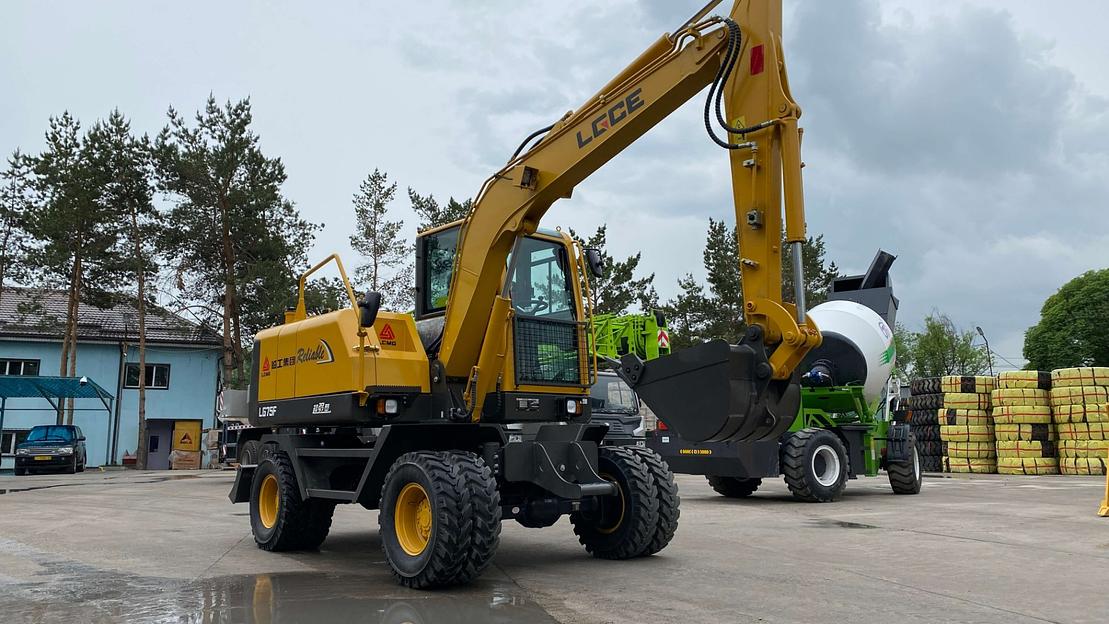 Колесный экскаватор SDLG LG75F фото 10