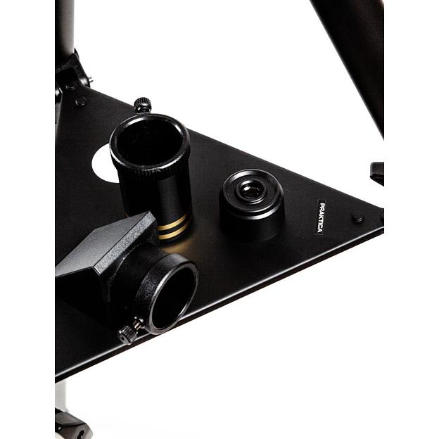  Praktica Телескоп Altair 80/720AZ, искатель red dot, адаптер для смартфона, стальная тренога, черный > фото 6