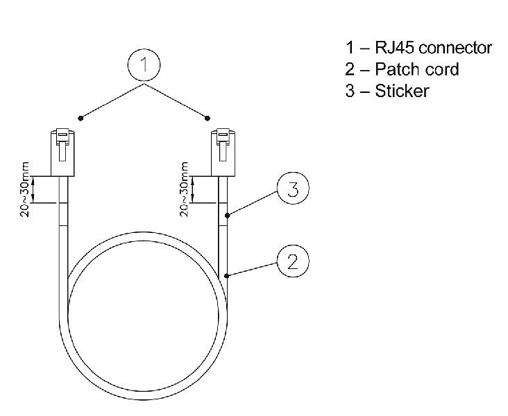 Eurolan коммутационный шнур кат. 6 FTP LSZH 2 м фото 1