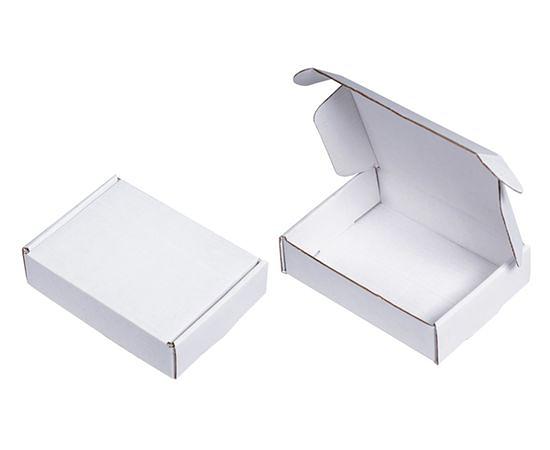 Белая самосборная коробка 10х7,5х2,5 см 100 шт фото 1