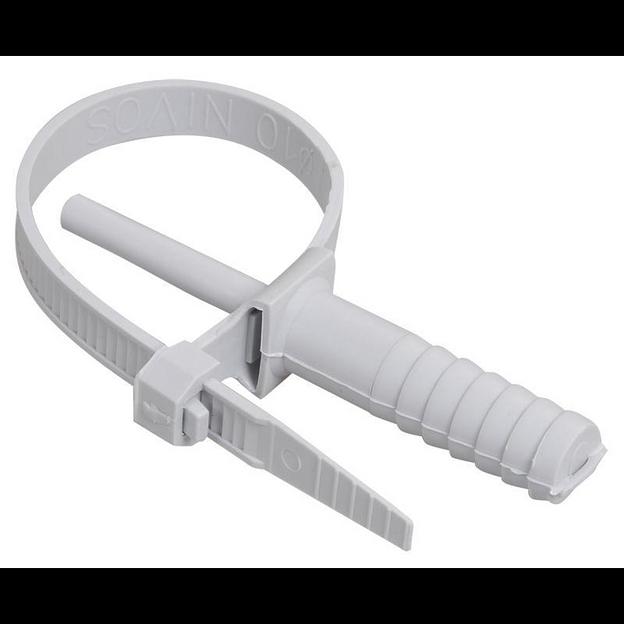 Iek UHH80-7-150-50-K41-F Хомут дюбельный ХД 7х150 серый (50шт/упак) IEK фото 1