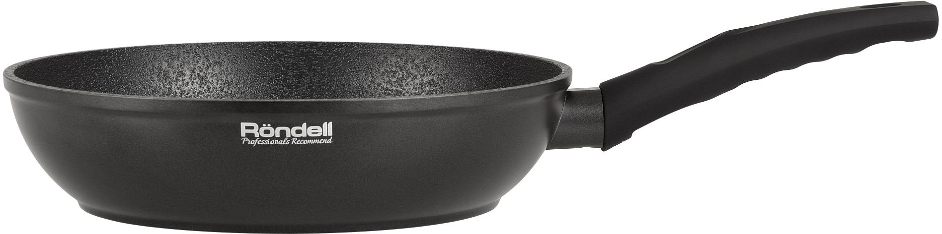 Сковорода Rondell Buffalo RDA-1482 круглая 26см покрытие: Xylan Plus ручка несъемная (без крышки) черный фото 5