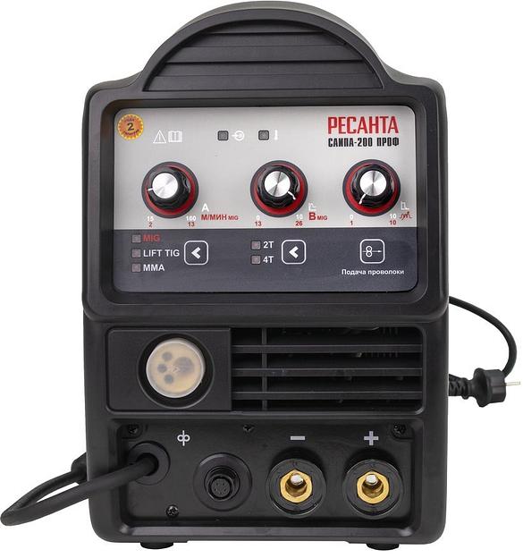 Сварочный аппарат Ресанта САИПА-200ПРОФ инвертор MMA DC/TIG DC 8.1кВт фото 3