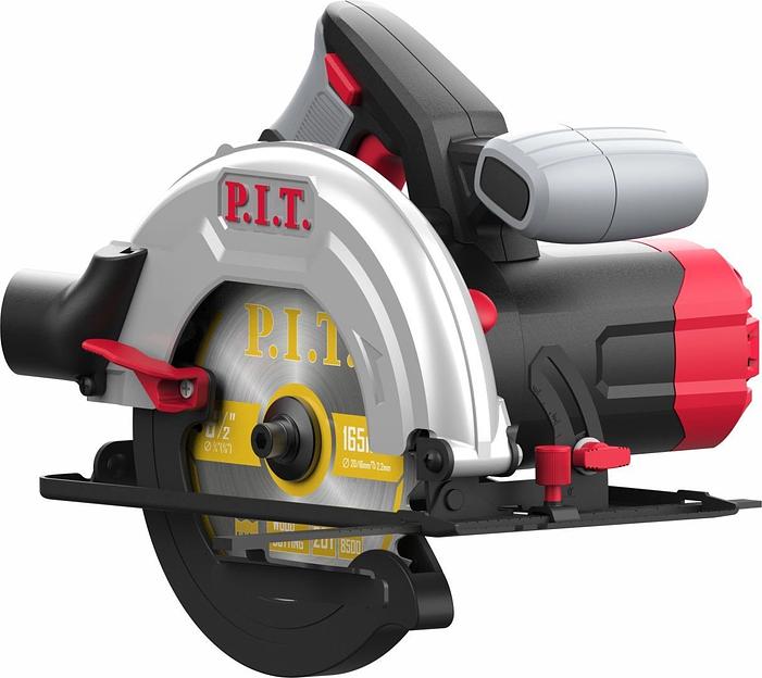 Циркулярная пила (дисковая) P.I.T. PKS165-C 1200Вт (ручная) фото 1