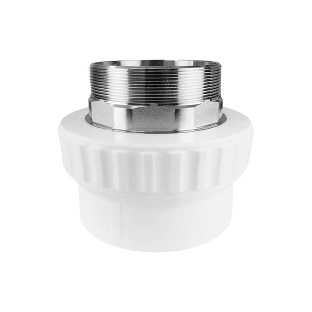 Муфта переходная НР под ключ PPR 40x11/2 белая фото 1