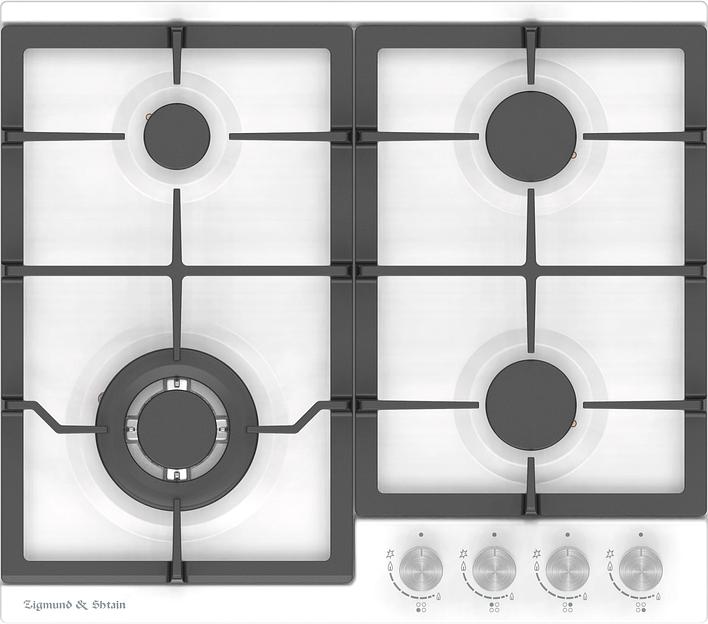 Газовая варочная панель Zigmund & Shtain G 14.6 W фото 1