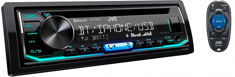 Автомагнитола CD JVC KD-T902BT 1DIN 4x50Вт фото 4