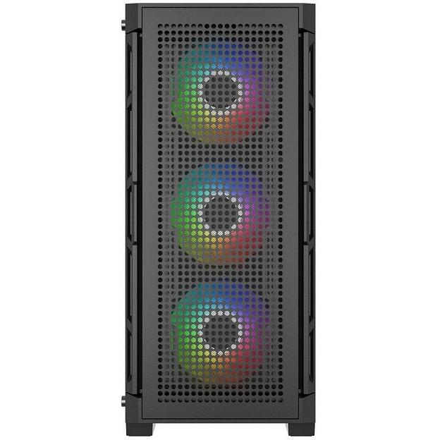 Корпус Powercase Корпус Powercase Ultimate Black, Tempered Glass, 4x 120mm ARGB fans, ARGB HUB, чёрный, ATX (CUB-A4) фото 6