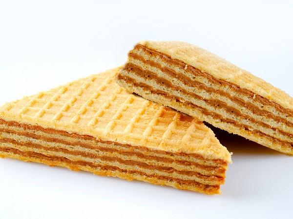 Блинные вафли с карамельной начинкой ОПТ фото 1