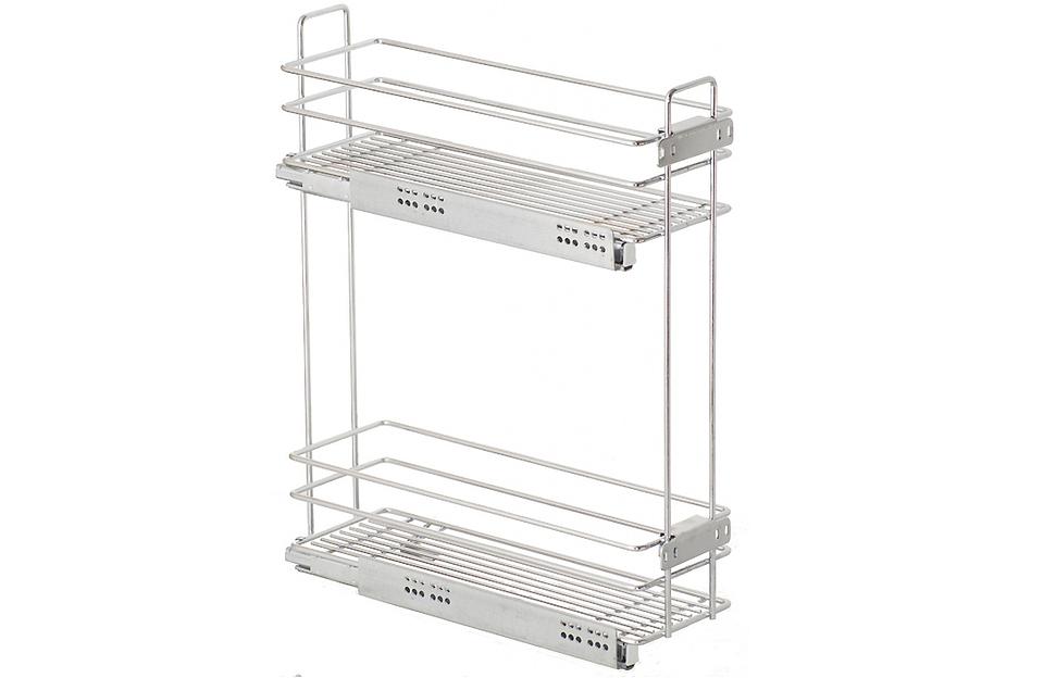 Квадро 150 левая на напр. с доводчиком (хром) 102 фото 1