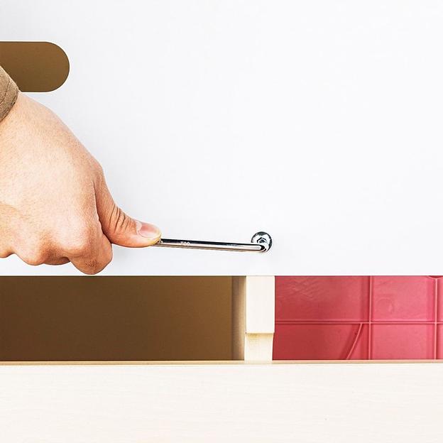 Ключи Deli Набор шестигранных ключей удлиненных Deli DL3590 9шт размер 1,5-10 мм, пластиковый держатель фото 2