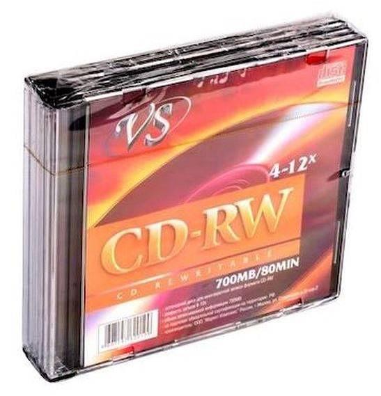 VS CD-RW 80 4-12x SL/5 (VSCDRWSL501) фото 1