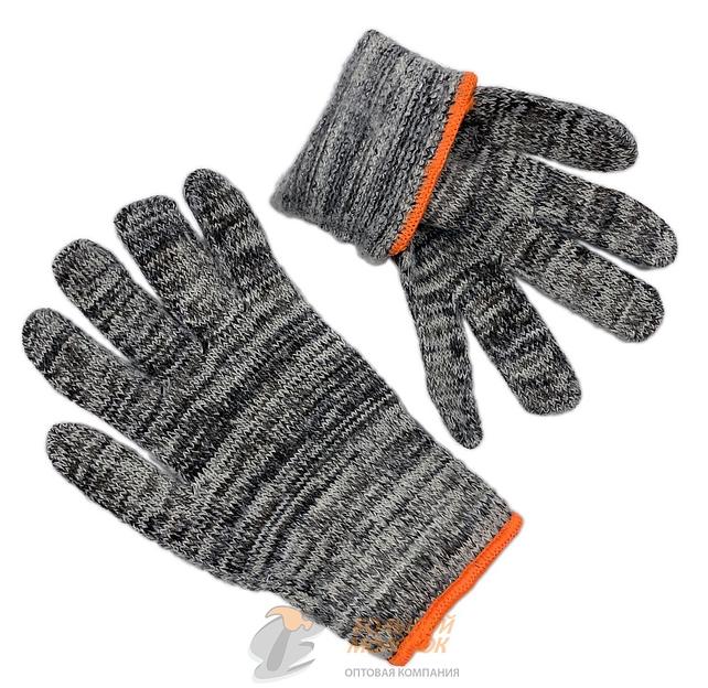 Перчатки зимние с шерстью оранж. кайма №37 /10 /400 фото 1