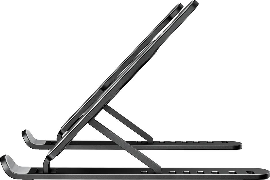 Подставка для ноутбука Buro BU-LS100 260x20x60мм 220г пластик ABS черный фото 2