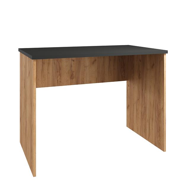 Стол письменный СП-7 дуб золотой крафт, антрацит, опт фото 3