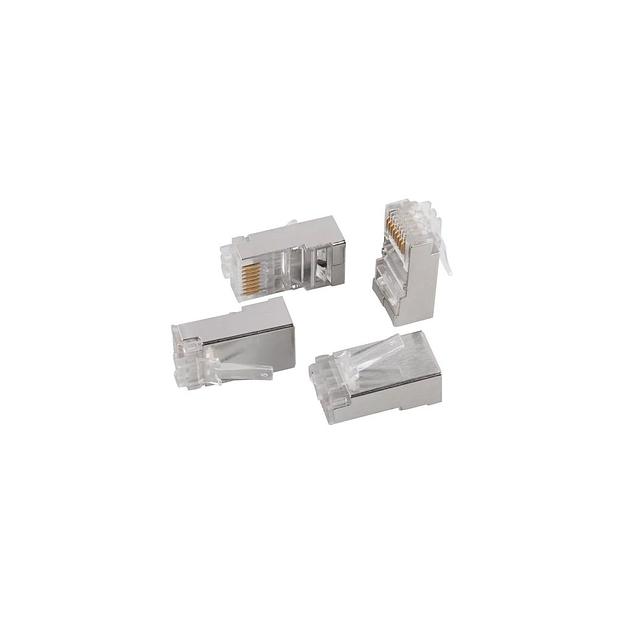 Коннектор ITK CS3-1C5EF FTP кат.5E RJ45 прозрачный фото 1