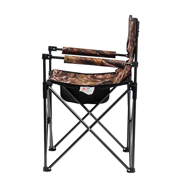 Кресло складное туристическое с подлокотниками камуфляж STK-2000 фото 4